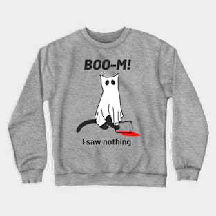 Boo-m Ghost Cat Crewneck Sweatshirt